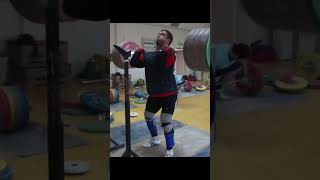 Dmitry Klokov 250 kg front squat Ass to grass [upl. by Aphra]