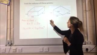 S13  Volume of a Prism [upl. by Olli]