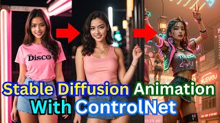 Create Stable Diffusion Video Animation Using ControlNet Tutorial Guide [upl. by Brathwaite324]