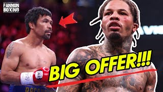 GOOD NEWS GERVONTA DAVIS OFFERED MANNY PACQUIAO FIGHT AT CATCH WEIGHT MANNY VS MAYWEATHER NEXT [upl. by Ailema904]