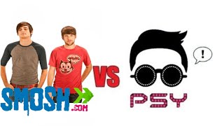 Smosh do Gentleman PSY Parody Anthony and Ian ☆ 3D animated mashup parody RECREATION [upl. by Rodina733]