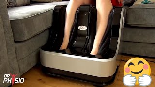 Dr Physio Foot Leg and Calf Shiatsu Massager Machine 1008 with Vibration How to use and Review [upl. by Xuaeb]