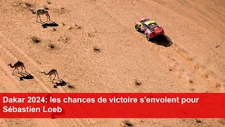 Dakar 2024 les chances de victoire senvolent pour Sébastien Loeb [upl. by Niuqauj]