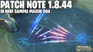 FRAGMENT SHOP UPDATE LANCELOT NERF DYRROTH BUFF JADWAL RILIS SKIN BARU  PATCH NOTE 1844 [upl. by Sabella351]