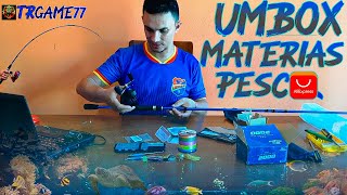 UNBOXING MATERIAS DE PESCA COMPRADO NO ALIEXPRESS 📦 VALE A PENA pesca aliexpress umboxing [upl. by Flin]