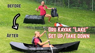 Oru Kayaks Lake Model Set Up and Take Down [upl. by Pellikka]