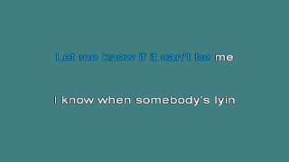 Somebodys Crying CHRIS ISAAK Karaoke [upl. by Rawdin333]