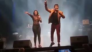 Sonu Nigam amp Shreya Ghoshal Amazing live performance on quotBole Churiya Bole Kanganaquot Song 360p [upl. by Atteuqnas]