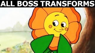 Cuphead  All Boss Transforms Animations [upl. by Cassius]