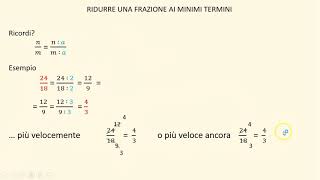 1a media 30 Ridurre una frazione ai minimi termini [upl. by Nekial]