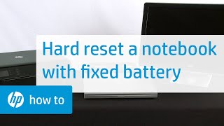 Hard or Force Reset a Fixed Battery  HP Notebooks  HP Support [upl. by Neelasor]