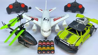 Best Racing RemoteControl Car with Flying RC Helicopter amp Model a380Airplane Unboxing and Testing 😍 [upl. by Chesnut]