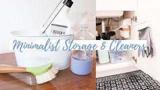 Minimalist Cleaning Supplies  Eco Cleaning amp Storage [upl. by Niel]