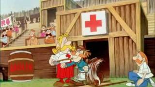 Asterix in Britain  Rugby Match legendado PT [upl. by Nulubez646]