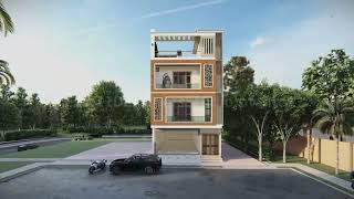 Elevation Design MODERN ARCHITECTURE Designed by Abhay Architects and planners  Gorakhpur UP [upl. by Lener745]