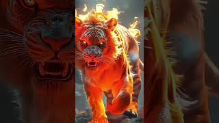 Fire Tiger Running firetiger aigenerated aianimation [upl. by Orelle]