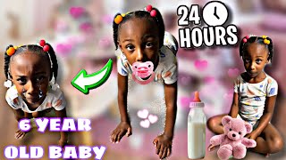 Leanna Turned Into a Baby For 24 HOURS [upl. by Krystle]