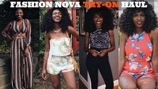 HUGE FASHION NOVA TRYON HAUL [upl. by Eldred]