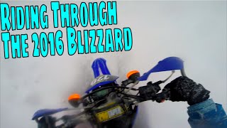 Riding a Motorcycle Through a Blizzard [upl. by Laemsi17]