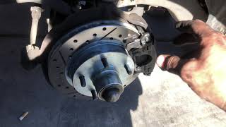 sticking brake caliper  quick fix [upl. by Adriel]