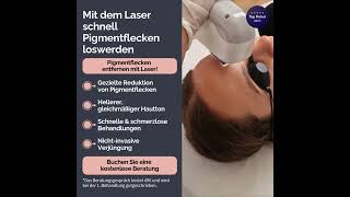 Pigmentflecken entfernen mit Laser in Wien [upl. by Arerrac]