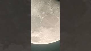 Lua quarto crescente vídeo com telescópio [upl. by Apollo]