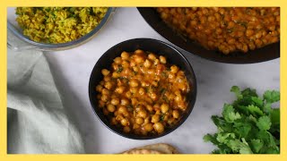 Vegan Kikkererwten Curry [upl. by Ahsrats]