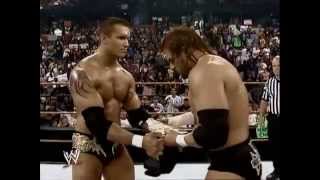 WWE PPV Royal Rumble 2005 Triple H vs Randy Orton Promo [upl. by Aisorbma]