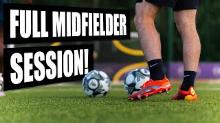 Complete Midfielder Training Session Essential Drills Any For Any Player [upl. by Ardnaid527]