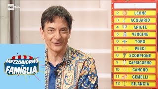 L’oroscopo della settimana di Paolo Fox  Mezzogiorno in famiglia 28042019 [upl. by Tennek]