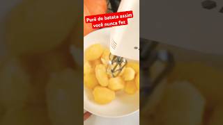 Purê de batatas receitas dicaculinaria comida pure dicas for foryou roça jantar almoço [upl. by Anecusa]