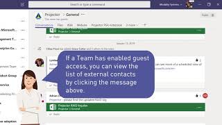 Microsoft Teams tip 17 Reviewing guest access in a channel [upl. by Glover]