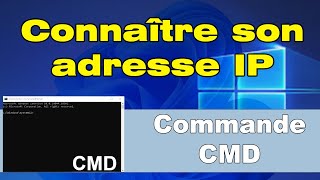 Comment connaitre son adresse IP avec CMD [upl. by Donalt]