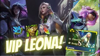 VIP LEONA IS UNKILLABLE 7 Debonair buff  TFT Set 65 Teamfight Tactics Best Comps [upl. by Aurelea]