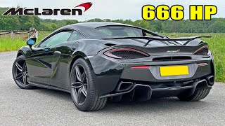 666HP McLaren 540C  REVIEW on AUTOBAHN [upl. by Goff]