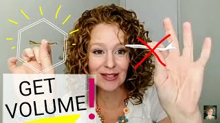 How To Fix Flat Roots Quick Volumizing Pin Trick amp Curly Hair Routine [upl. by Piscatelli]