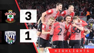 HIGHLIGHTS Southampton 31 West Brom  Championship playoff semifinal second leg [upl. by Queena293]