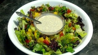 Veggie Salad with Instant Homemade Dressing [upl. by Nueoras]