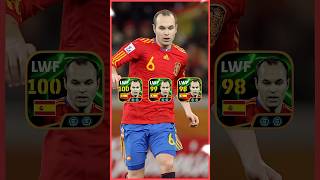 Andrés Iniesta Max Level eFootball 2025 short efootball [upl. by Ecirtnahc351]