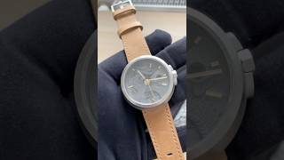 Mens silver 22Designstudio Watches with leather strap Rabbit Edition Concrete Dragon 45MM Automatic [upl. by China549]