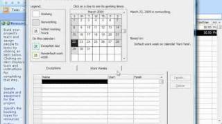 Project Tutorial Creating New Base Calendars Microsoft Training Lesson 47 [upl. by Scribner935]