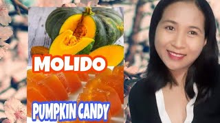 How to cook PUMPKIN MOLIDO OR CANDY Grace M Official [upl. by Idalina]