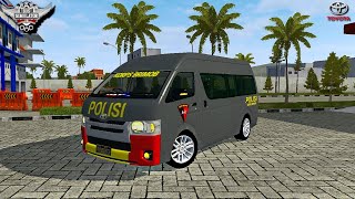 🔥Toyota HiAce Commuter 2014 Mod for Bus Simulator IndonesiaMod Bussid Toyota HiAce Commuter [upl. by Ecenaj]