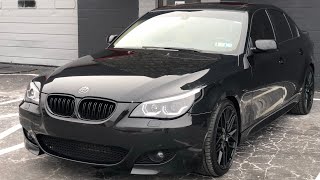 BMW 545i Exhaust ChangesProgression October 2019  Current [upl. by Iras]