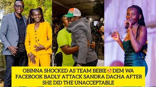 OBINNA SHOCKED AS TEAM BEBI😍DEM WA FACEBOOK BADLY ATTACK SANDRA DACHA AFTER SHE DID THE UNACCEPTABLE [upl. by Ledairam]