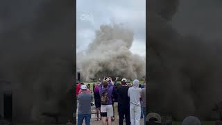 Louisiana Skyscraper Demolished After Hurricane Damage  10 New First [upl. by Itsyrk]