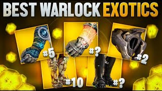 The 10 BEST Warlock Exotics In Destiny 2 [upl. by Ellga]