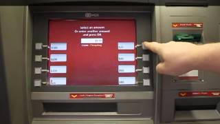 Using a bank machine ATM to make a withdrawal [upl. by Eulalia]