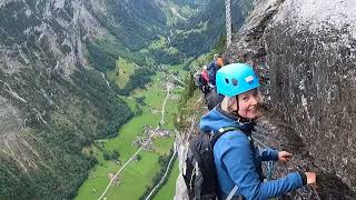 Murren Via Ferrata Switzerland 2023 [upl. by Derdle]