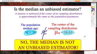 AP Statistics Chapter 7 Video 2  Biased vs Unbiased Estimators [upl. by Ellerad404]